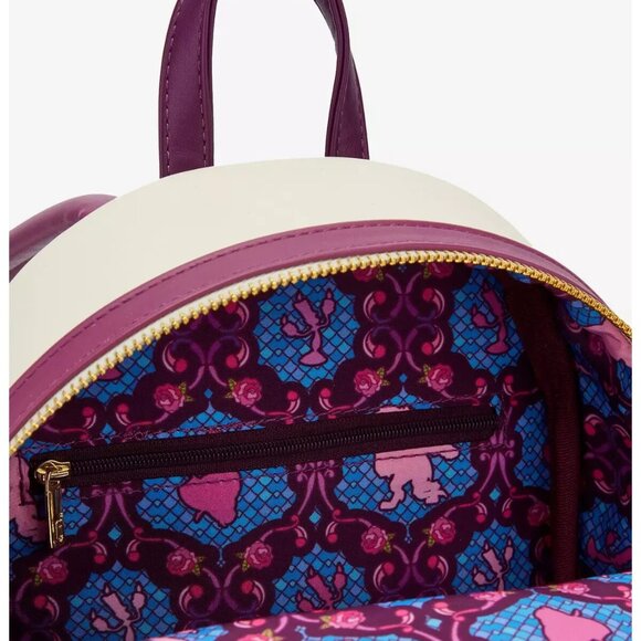 Loungefly Disney Beauty and the Beast Belle Stained Glass Portrait Mini Backpack main image 10